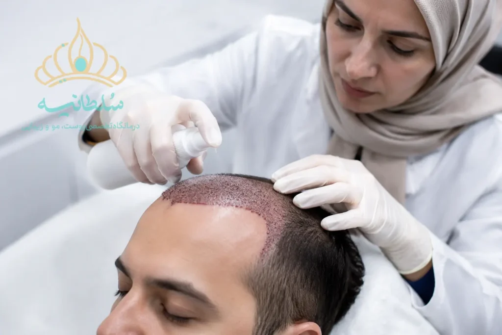 مراقبت بعد از کاشت مو - سلطانیه